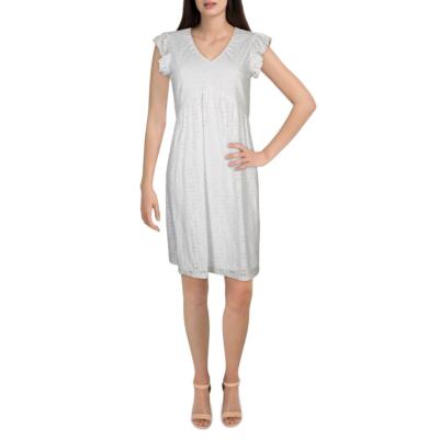 Tash + Sophie Женское весеннее мини-платье Tash & Sophia с рюшами на ушках BHFO 8339