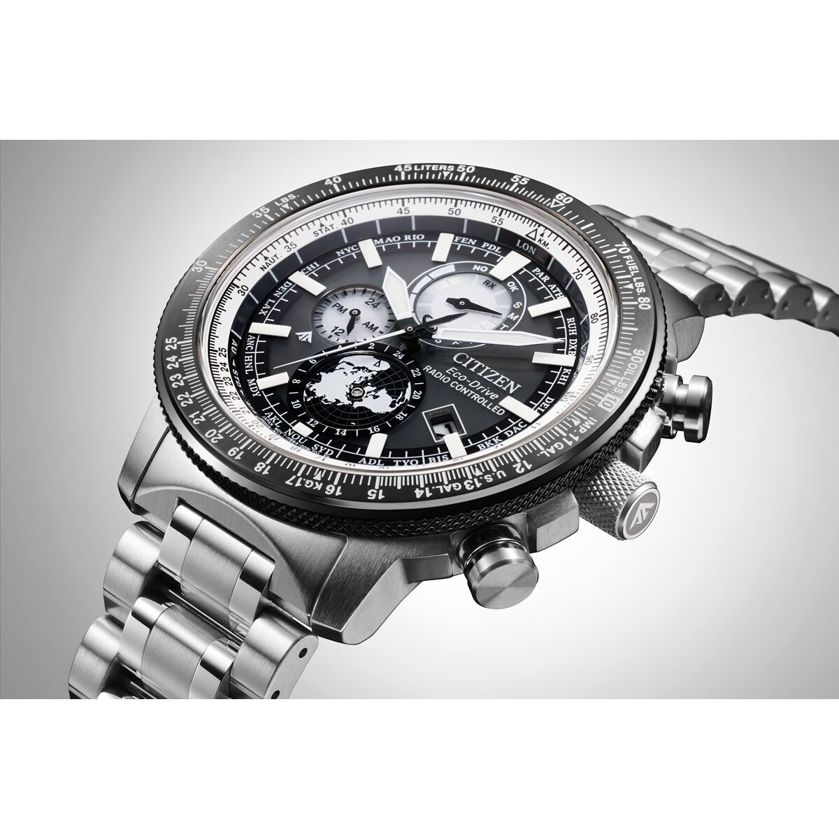 Pre-owned Citizen Promaster Sky Geo Trekker Direct Flight Watch Men's By3006-53h 2024