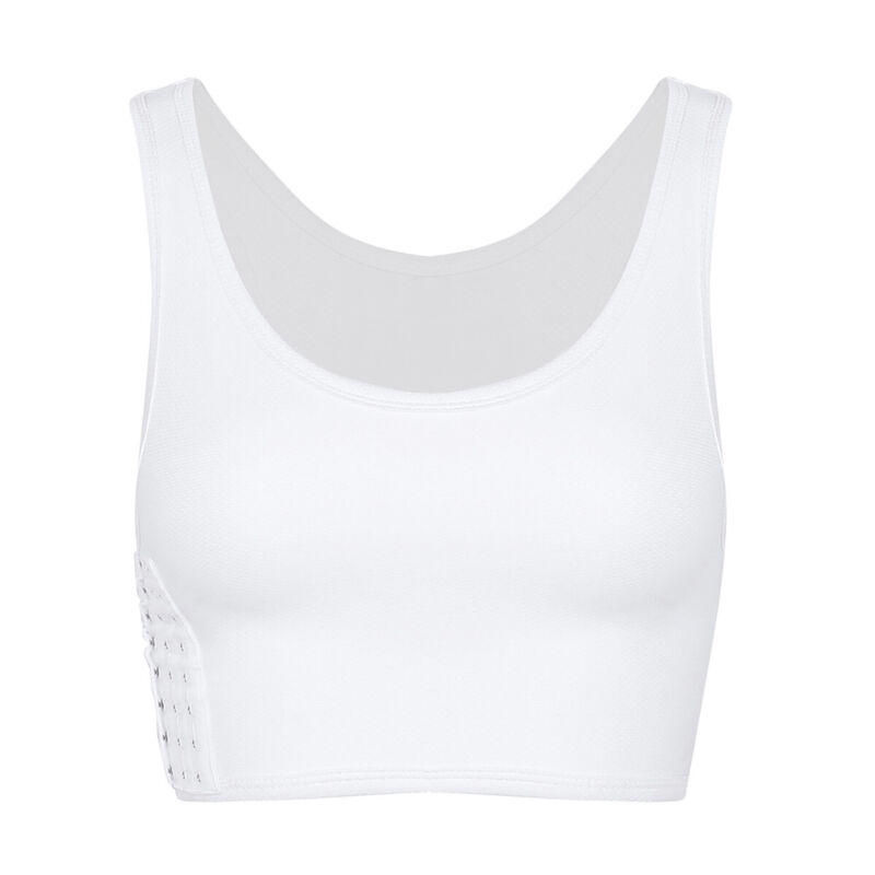 Women Breathable Strapless Chest Breast Binder Trans Cosplay Vest Short ...