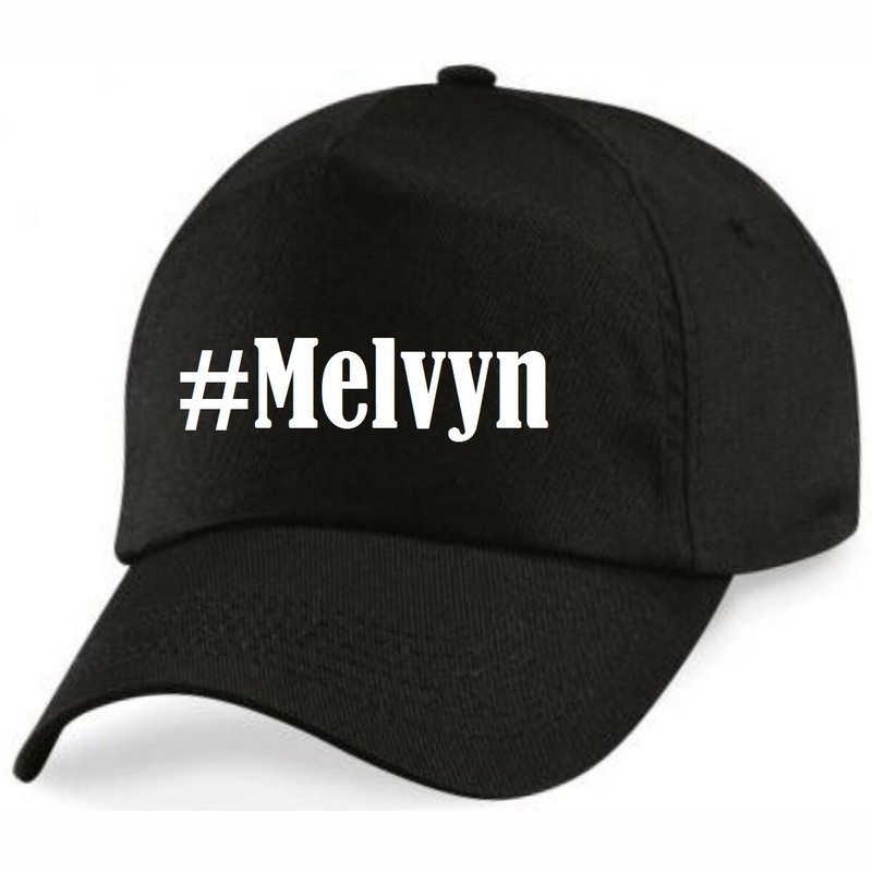 Basecap #Melvyn Hashtag Raute FÃ¼R Damen Herren Und Kinder