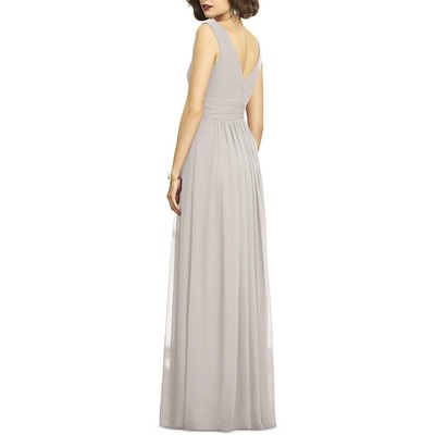Коллекция Dessy от Vivian Diamond Женское серое вечернее платье 2 BHFO 9622