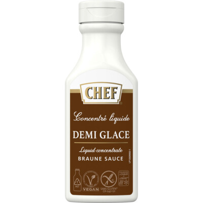 Chef Demi Glace Braune Sauce Premium Konzentrat für Soßen 3er Pack