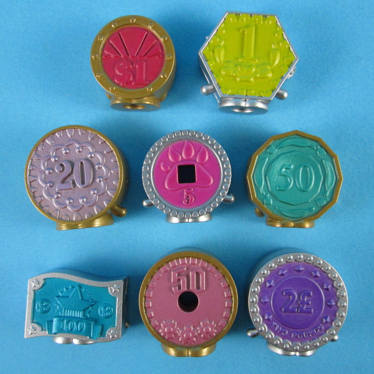 8 Never Before Released Shopkins Lost Luggage TARGET EXCLUSIVE Currency Lot, HTF