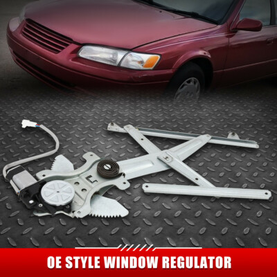 ДЛЯ 97-01 TOYOTA CAMRY ПЕРЕДНИЙ ПРАВЫЙ СТЕКЛОПОДЪЕМНИК СО СТОРОНЫ ПАССАЖИРА С ЭЛЕКТРОПРИВОДОМ