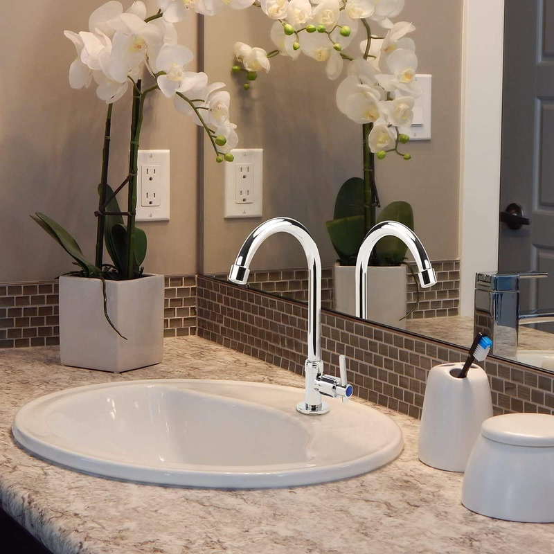 High Arc Single Handle Cold Water Kitchen Faucet, One Hole Faucet