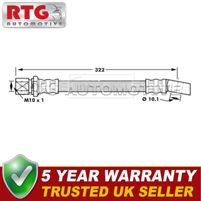 Rear Brake Hose Fits Jaguar XK8 1996-2005 3.2 4.0 MJA5670BB