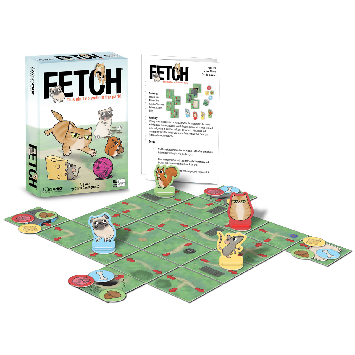 Fetch 10053 This Ain't No Walk in the Park (Tile Arranging Game) Ultra Pro NIB