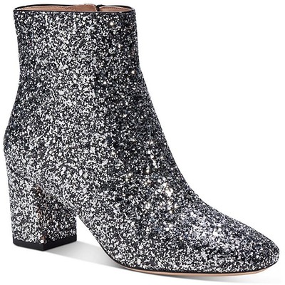 

Женские серебряные ботильоны Kate Spade New York Junell 6,5, средние (B,M) BHFO 6914, Black/silver, Junell