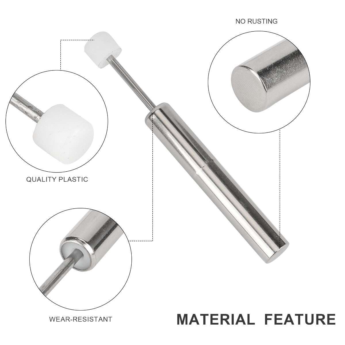 1.98"/2.93"/3.56" Kitchen Trash Can Damper/Piston with Lid Replacement Ideal New