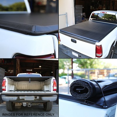 FOR 1994-2003 CHEVY S10/GMC SONOMA FLEETSIDE 6FT BED SOFT ROLL-UP TONNEAU COVER