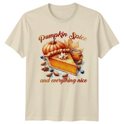 Pumpkin Spice and everything nice T-Shirt Thanksgiving Fall Holiday