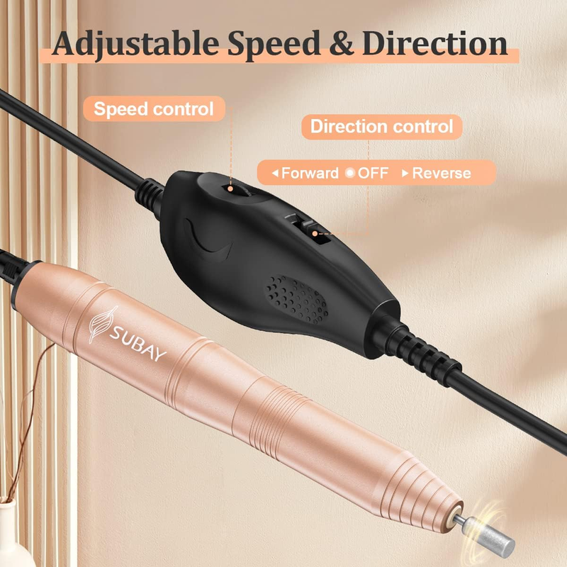 Portable Electric Nail Drill Machine,Compact Electric Nail File for Acrylic Nail