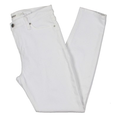 Женские джинсы скинни Hudson Nico White Denim со средней посадкой до щиколотки 29 BHFO 8035