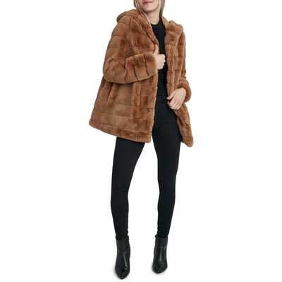 

Женская куртка из искусственного меха с капюшоном от Laundry by Shelli Segal, U229598