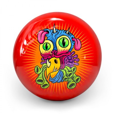 Bowling Ball - On The Dave Savage - Larry - Funball Red With Face