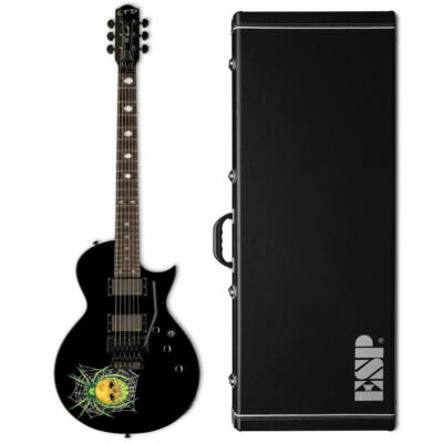 ESP LTD KH-3 Spider Kirk Hammett Black with Spider Graphic + Case KH3 - B-Stock