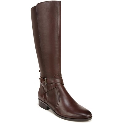 Женские сапоги до колена Naturalizer Rena коричневого цвета шириной 7,5 см (C, D, W) BHFO 8058