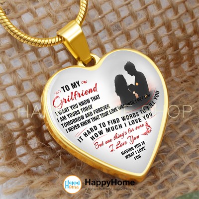 Necklace Love Gift For Girlfriend One thing's for sure I Love You Chain -N408