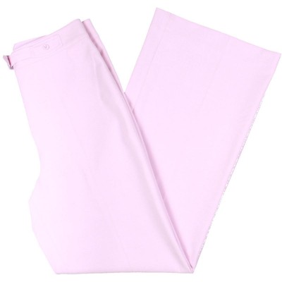 Женские розовые широкие брюки Maje с высокой талией, которые можно носить на работу, 38 BHFO 8594