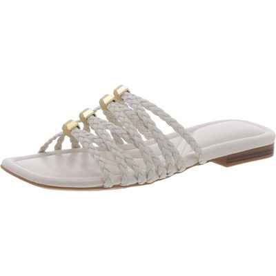 Женские босоножки Marc Fisher Lelina White Slide, 5 средних размеров (B,M) BHFO 4352