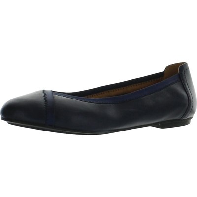 

Женские балетки Vionic Carroll темно-синие кожаные, ширина 10 (C, D, W), BHFO 1599, Navy