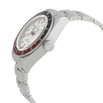 Pre-owned Tudor Black Bay Pepsi Gmt Automatic Chronometer Opaline Dial Men's Watch