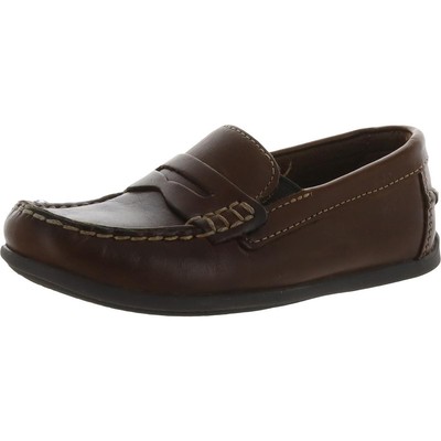 

Коричневые лоферы Florsheim Boys Jasper Driver 11 Medium (D) Little Kid BHFO 0135, Brown leather