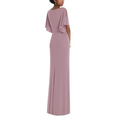 Женское свадебное вечернее платье макси из розовой драпировки Dressy Collection M BHFO 5866