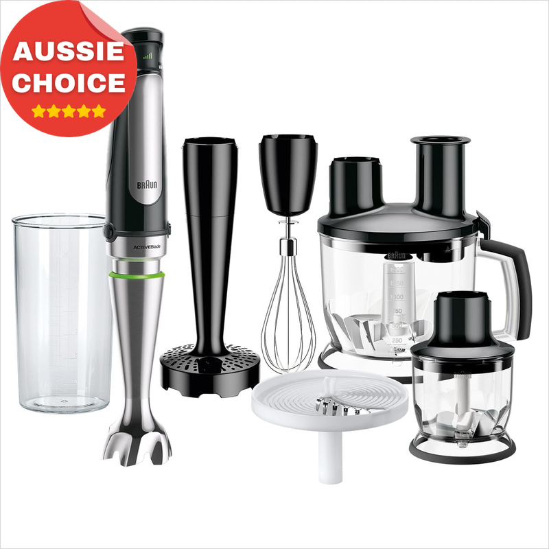 Braun Multiquick 7 MQ7087X Hand Blender Mixer Food Processor Juicer Black