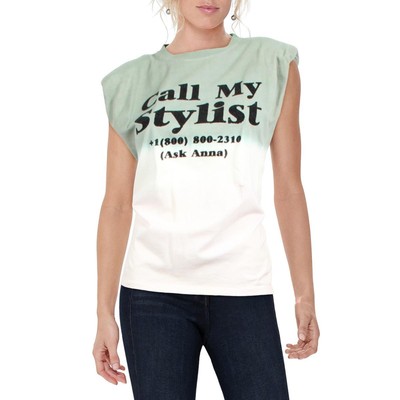 

Женский зеленый пуловер Eleven Paris Call My Stylist, рубашка  BHFO 0352, Nile green/orchid hush dip dye