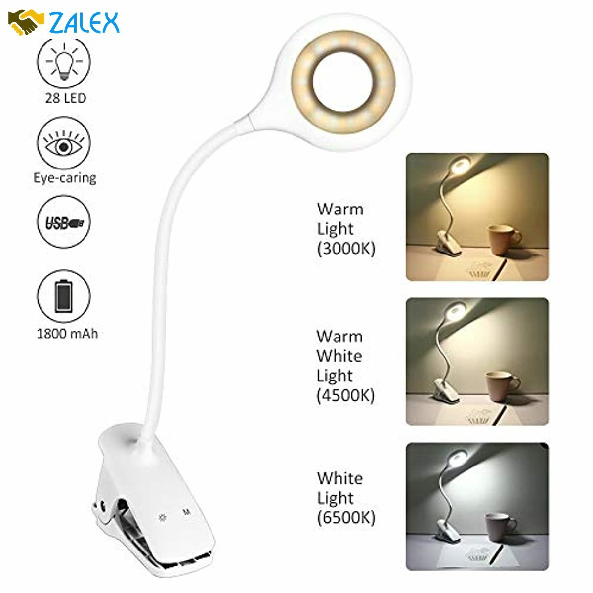 book light clip rechargeable