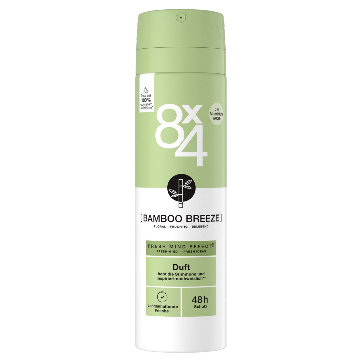 8x4 Deo Spray Bamboo Breeze 6 x 150ml - Bild 2 von 3