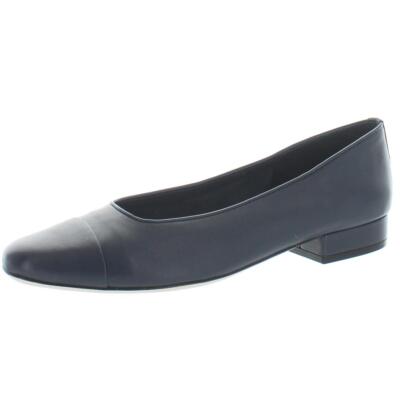 

VANELi Женские темно-синие модельные туфли Frankie на плоской подошве 10, узкие (S) BHFO 4540, Navy leather