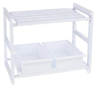StoreSmith Expandable Under Sink Organizer | Open Box
