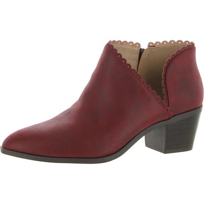 

Женские красные ботильоны с миндалевидным носком Journee Collection 12 Medium (B,M) BHFO 2280, Красный, 001825