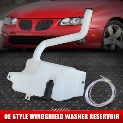 ДЛЯ 04-06 PONTIAC GTO OE STYLE БАЧОК ДЛЯ ЖИДКОСТИ ОМЫВАТЕЛЯ ЛОБОВОГО СТЕКЛА с КРЫШКОЙ И НАСОСОМ
