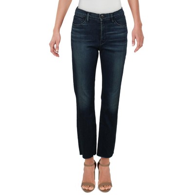 

3X1 NYC Womens Blue Crop Raw Hem Denim Straight Leg Jeans  BHFO 6447, Синий