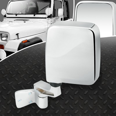 ДЛЯ 87-95 JEEP WRANGLER OE STYLE РУЧНОЕ ЗЕРКАЛО ЗАДНЕГО ВИДА С ЛЕВОЙ СТОРОНЫ ДВЕРИ ВОДИТЕЛЯ