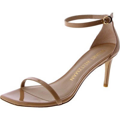 Stuart Weitzman Женские босоножки Nudistcurve 75 бежевого цвета на среднем каблуке 7,5 (B,M) BHFO 8840