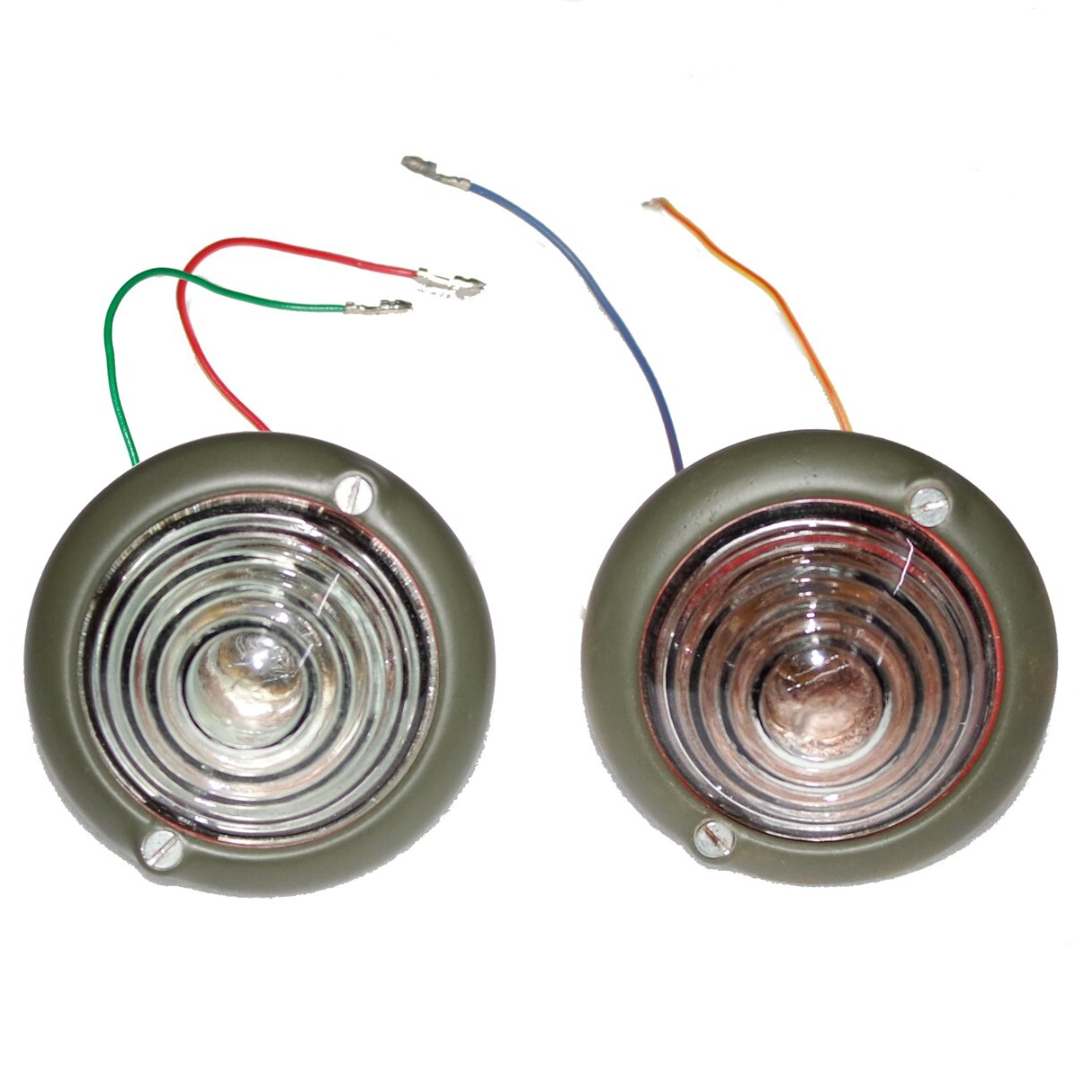 Parking Turn Signal Indicator Clear Glass Light For Willys Jeeps 