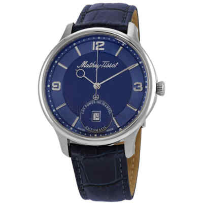 Мужские часы Mathey-Tissot Edmond с автоматическим синим циферблатом AC1886ABU