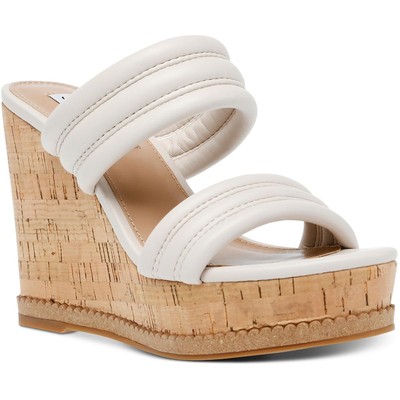 Женские сандалии на танкетке Steve Madden Wipeout Ivory, средний размер (B,M) BHFO 5176