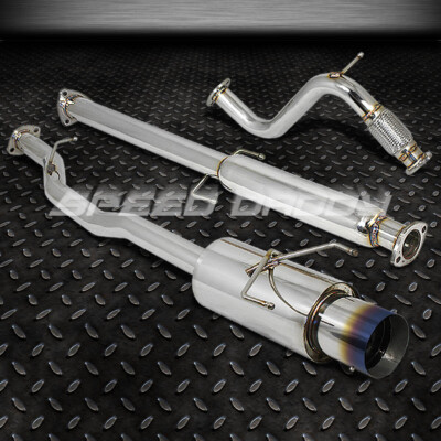 ГЛУШИТЕЛЬ ВЫХЛОПА CATBACK ИЗ НЕРЖАВЕЮЩЕЙ СТАЛИ С ПОДГОРЕВШИМ НАКОНЕЧНИКОМ 4,5 ДЛЯ 94-97 ACCORD H22/F22 4CYL