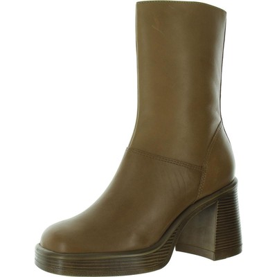 Женские коричневые ботинки Steve Madden на высоком каблуке до середины икры 9.5 Medium (B,M) BHFO 9424