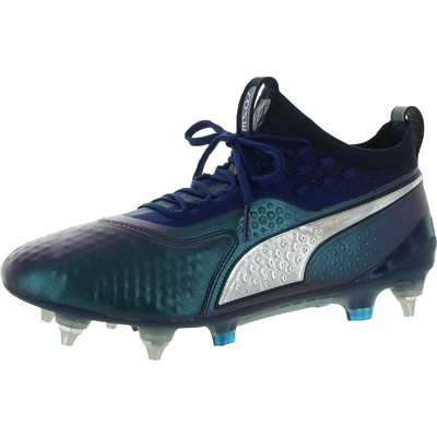

Футбольные бутсы Puma Mens One Blue 8.5 Medium (D) BHFO 0865, Sodalite blue/silver/peacoat, One