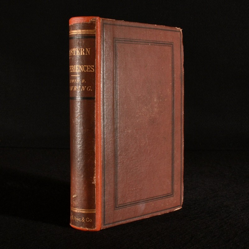 1871 Eastern Experiences By L. Bowing Cloth With Illustrated Map
