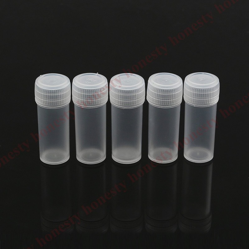 5ml Plastic Sample Bottle Test Tube Mini Small Bottles Vials Storage