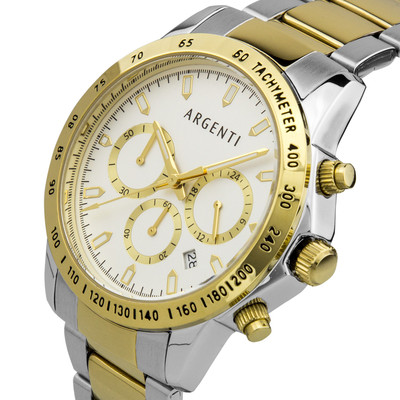 Argenti Carmichael Men's Racing Style Chronograph, Miyota VD53B Movement
