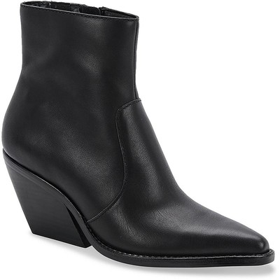 

Черные кожаные ботильоны Dolce Vita Женские Volli Ботильоны 8 Средний (B,M) BHFO 9886, Black leather, Volli