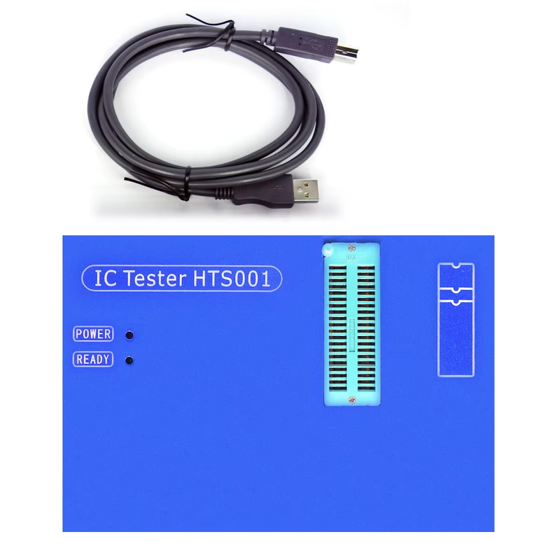 New HTS001 IC Tester Transistor Chip Tester For University Lab Common Chip Maint